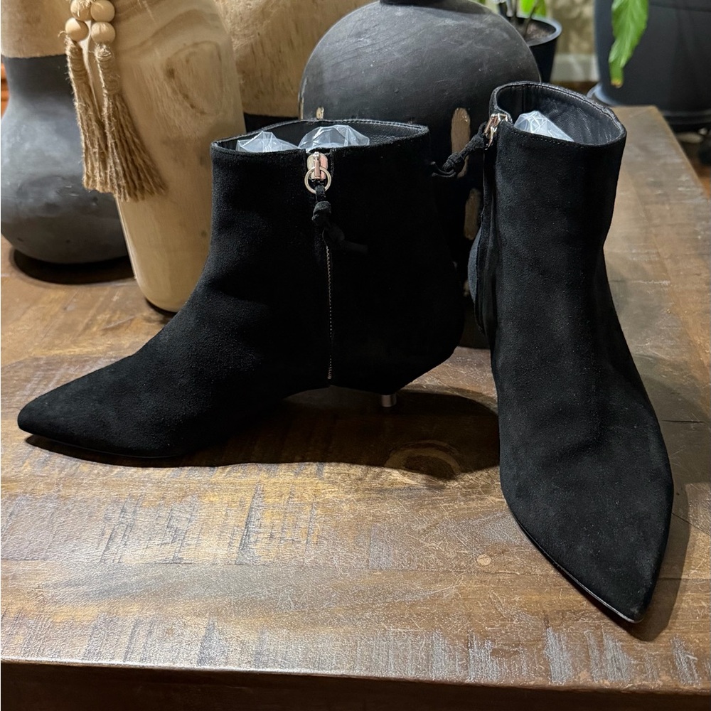 EUC  ISABEL MARANT BLACK 45mm Eana ankle boots - Picture 5 of 14